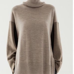 NWT COS Merino Color Block Sweater